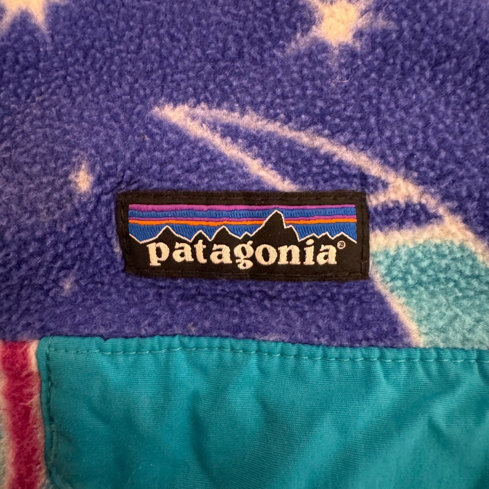 FLAWLESS PATAGONIA SYNCHILLA SNAP-T PULLOVER STY25455 BLUE WOMENS MEDIUM - Picture 4 of 6